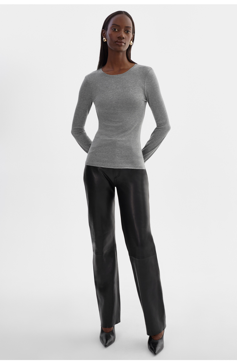 LAMARQUE Medora | Long Sleeve Top, Alternate, color, Heather Grey