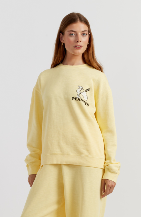 Peanuts Athletics Graphic Cotton Sweatshirt