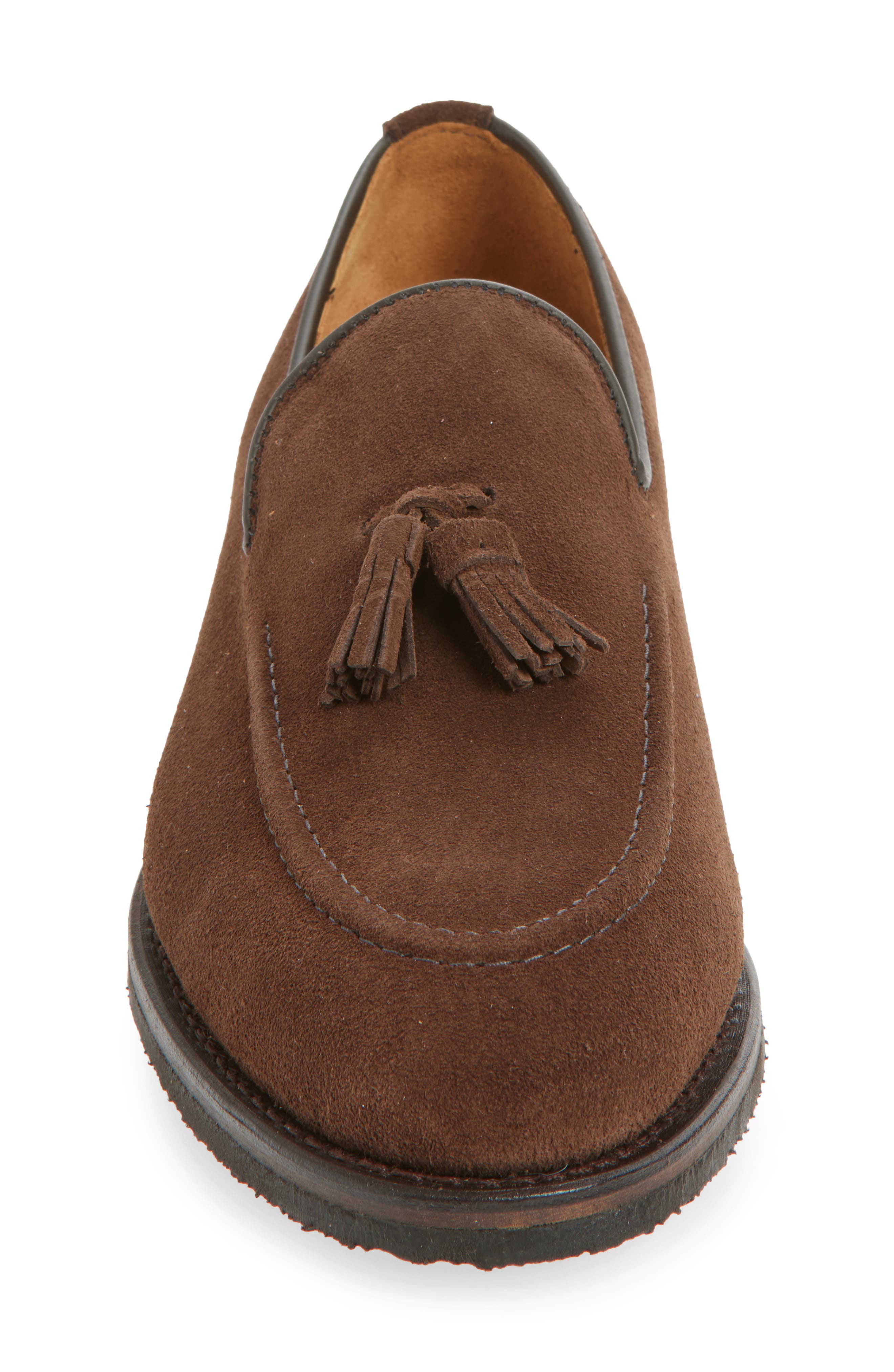 Allen Edmonds Roman Tassel Loafer - Multiple Widths Available, Alternate, color, Brown Suede