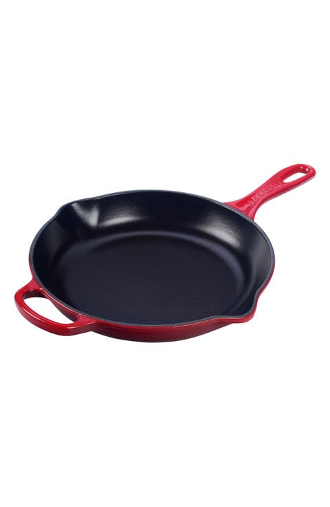 Signature Handle 10 1/4 Inch Enamel Cast Iron Skillet