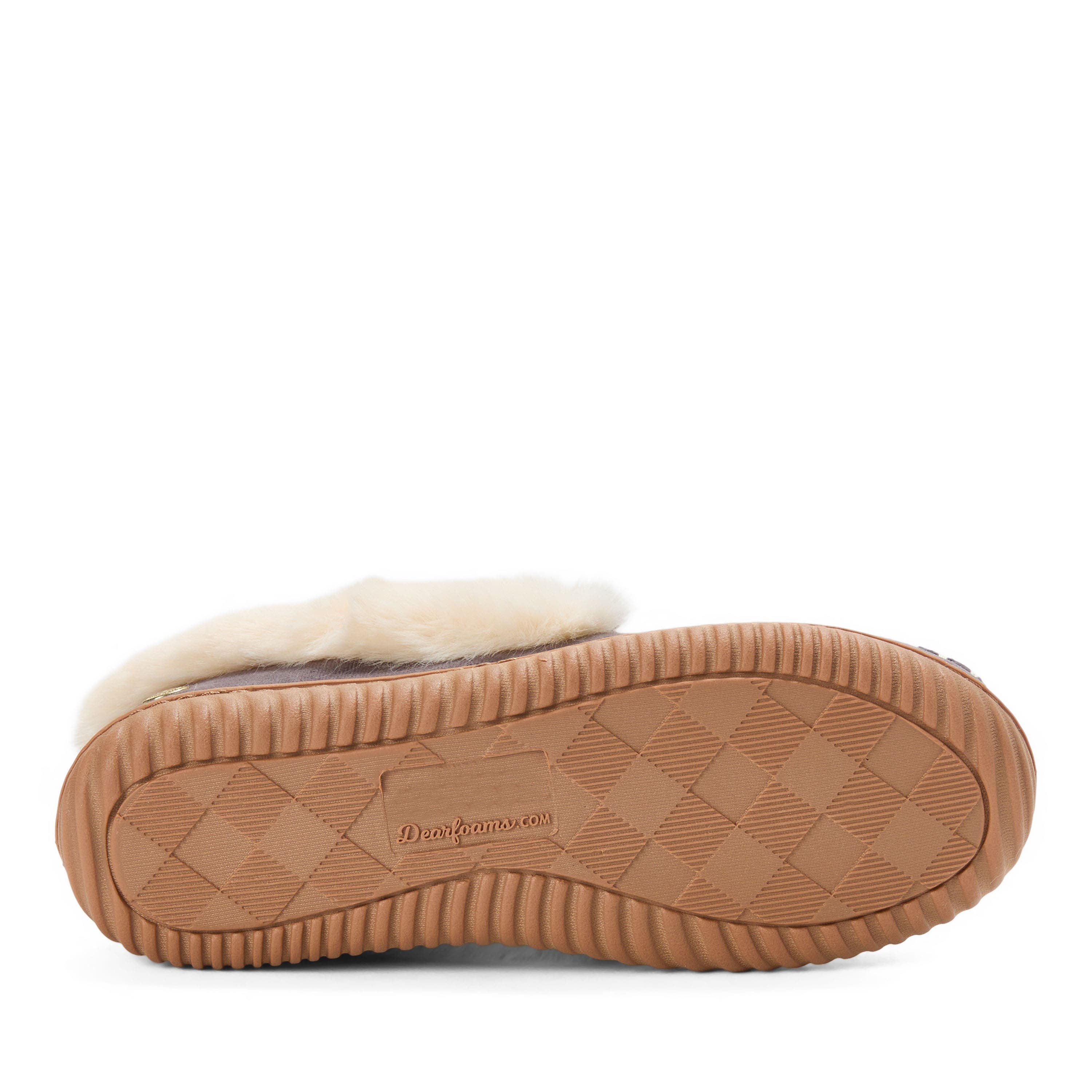 DEARFOAMS Ryland Cabin Moccasin Slipper, Alternate, color, Pavement