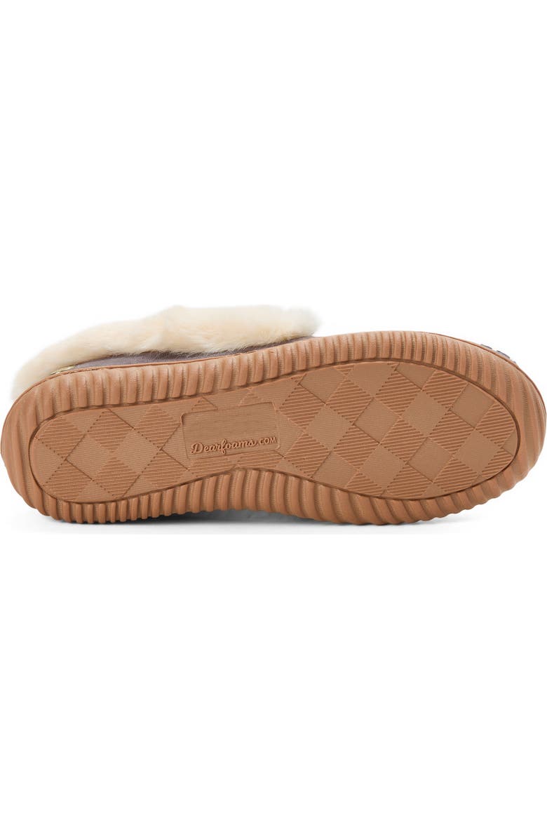 DEARFOAMS Ryland Cabin Moccasin Slipper, Alternate, color, Pavement