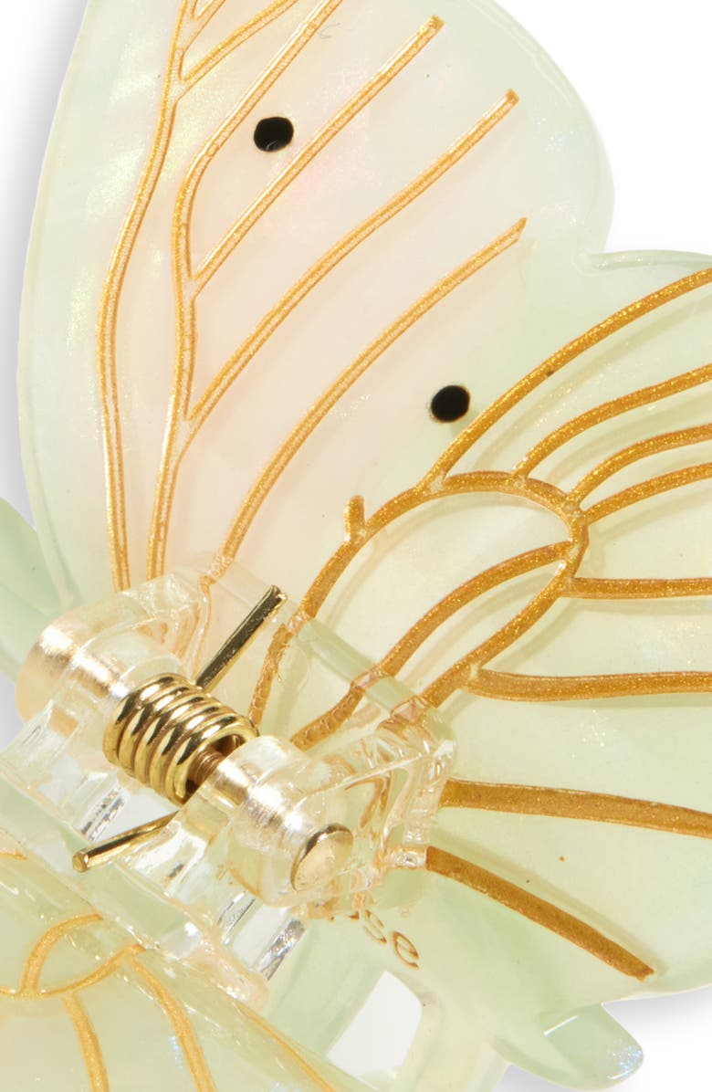 Solar Eclipse Cabbage Butterfly Claw Clip, Alternate, color, 