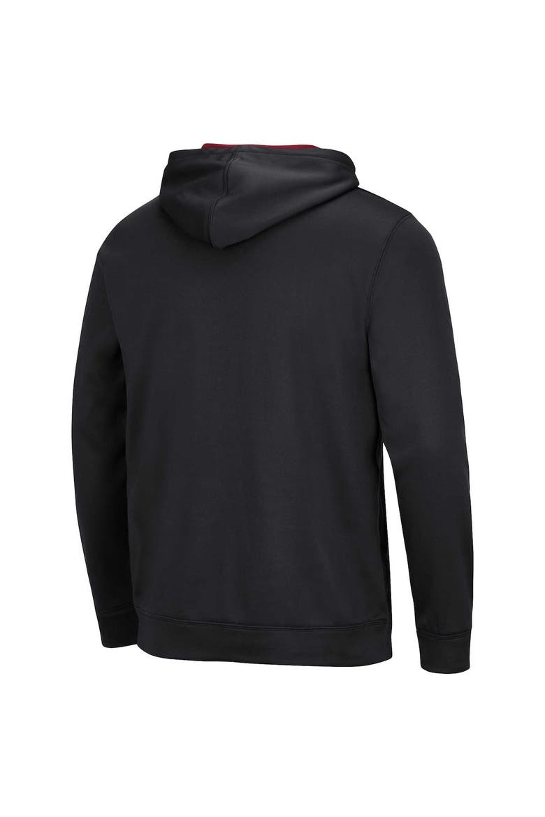 Men's Colosseum Black Alabama Crimson Tide Resistance Pullover Hoodie, Alternate, color, Black