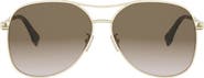 Fendi graphy 61mm Gradient Pilot Sunglasses