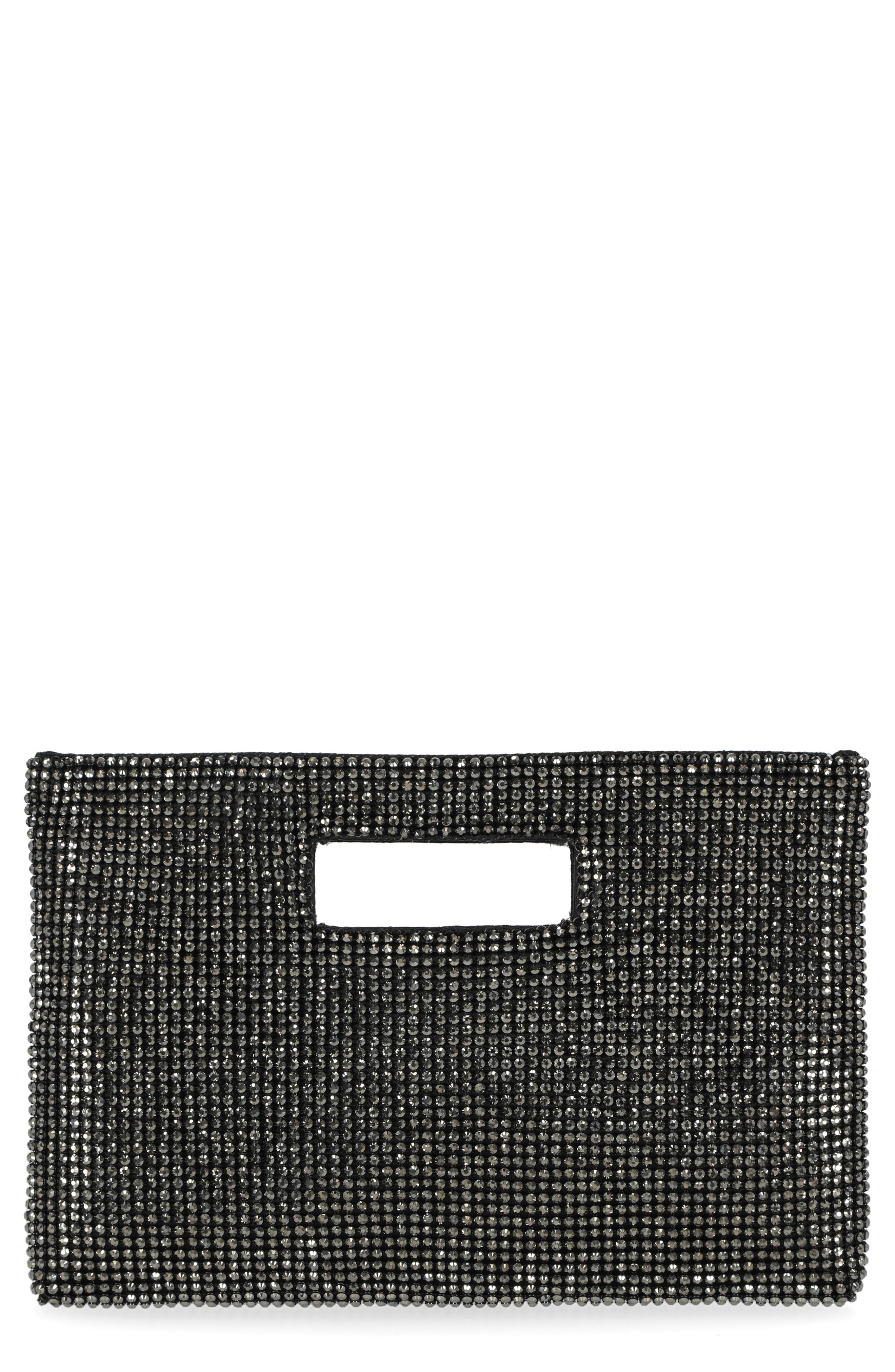 Jessica McClintock Asher Cut Out Handle Clutch
