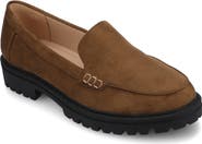 Journee Collection Ericka Lug Sole Platform Loafer - Wide Width