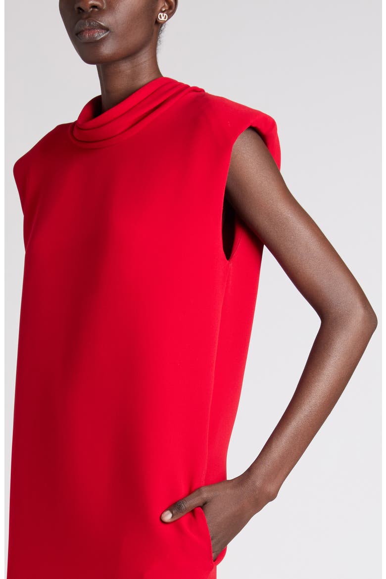 Cutout Cady Silk Shift Dress, Alternate, color, PINK