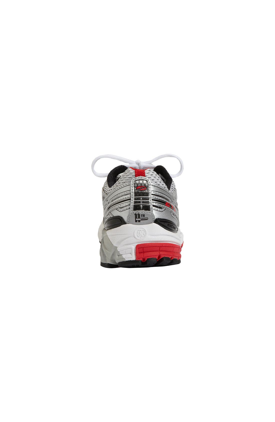 'Adrenaline™ GTS 11' Running Shoe, Alternate, color, WHITE/ BLACK/ SILVER/ SLAM