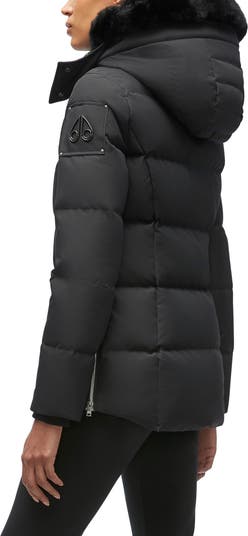 【MOOSE KNUCKLES】CLOUD SHEARLING 3Q ダウン ジャケット 上品 Moose Knuckles Women's Cloud 3Q Down Jacket with Removable