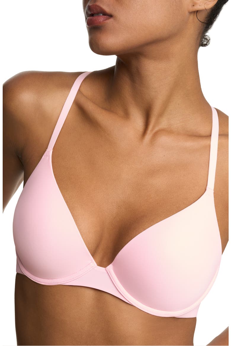 Minimal Push Up Convertible Underwire Bra, Alternate, color, PRFCT PINK