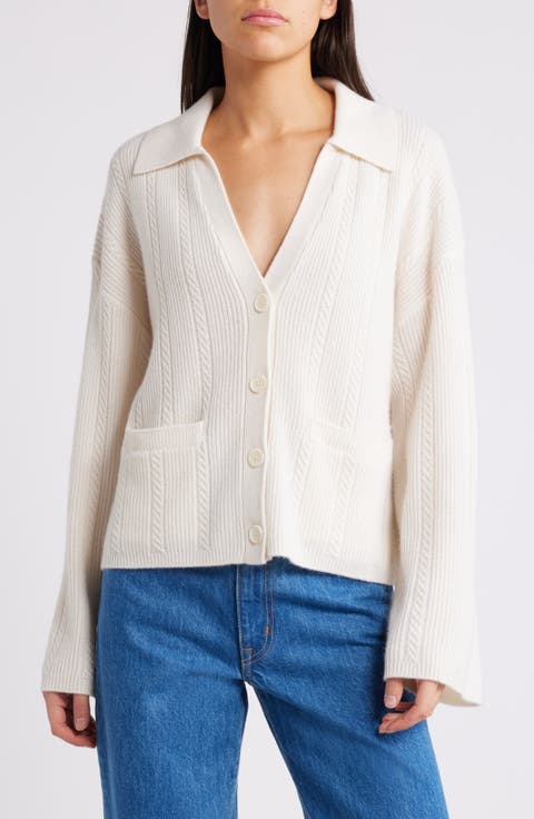 Maud Boxy Cashmere Cardigan