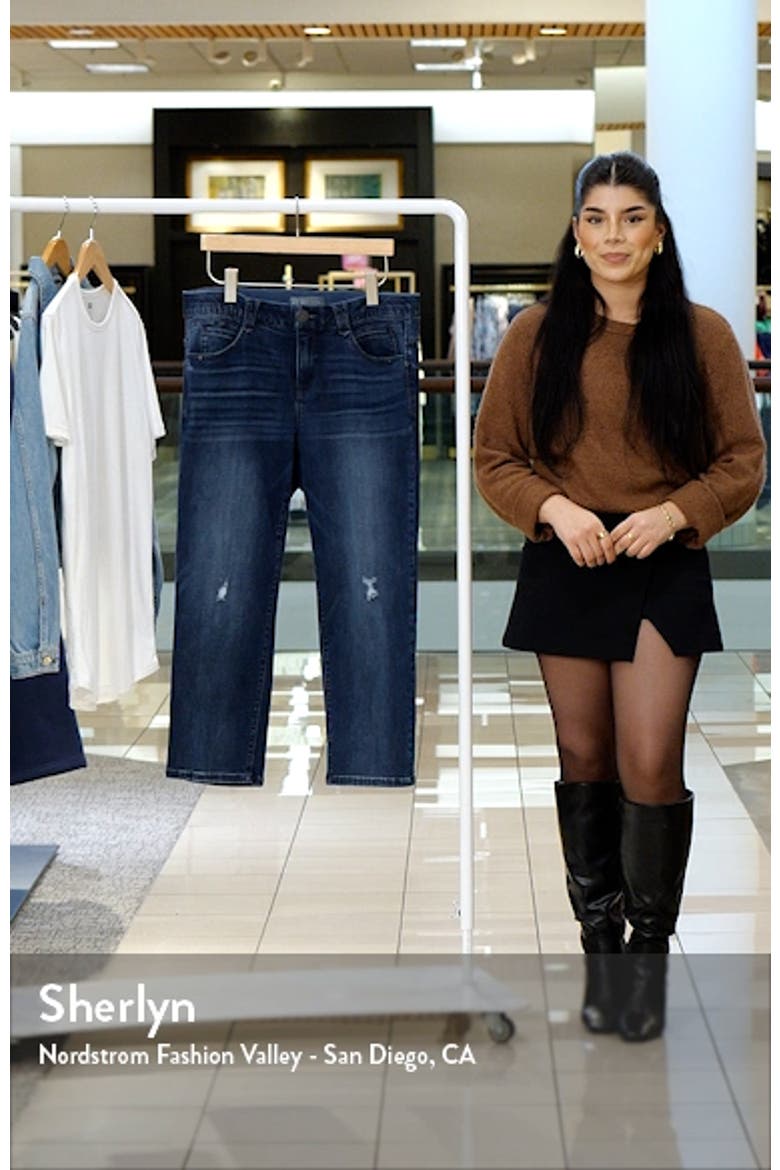 'Ab'Solution Ankle Straight Leg Jeans video