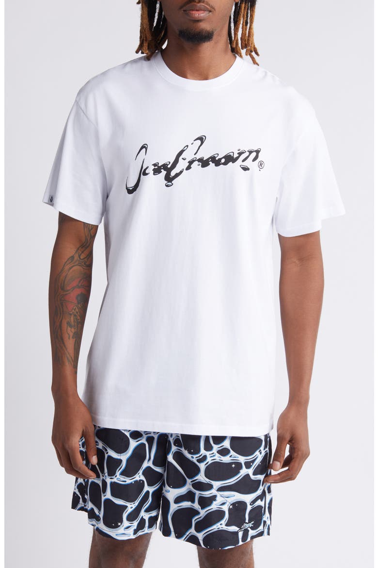 Telegraph Graphic T-Shirt, Main, color, WHITE