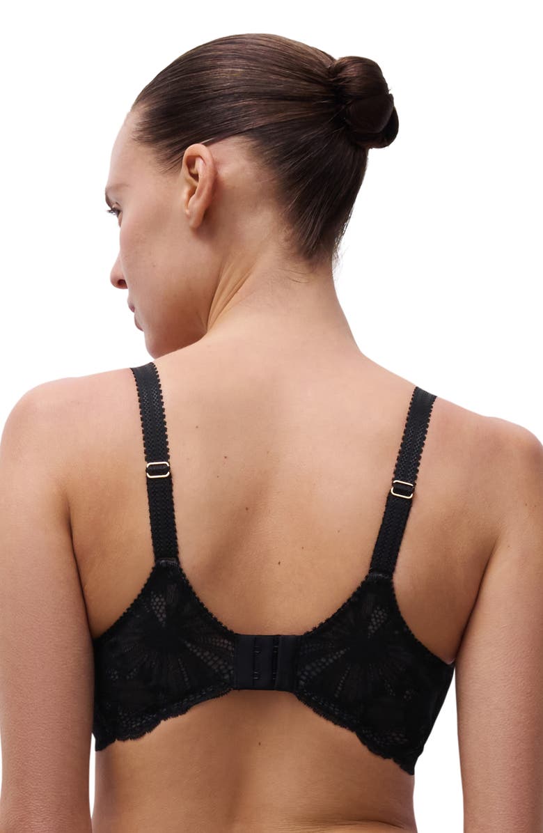 Chantelle Lingerie Muse Underwire Lace Unlined Demi Bra, Alternate, color, 