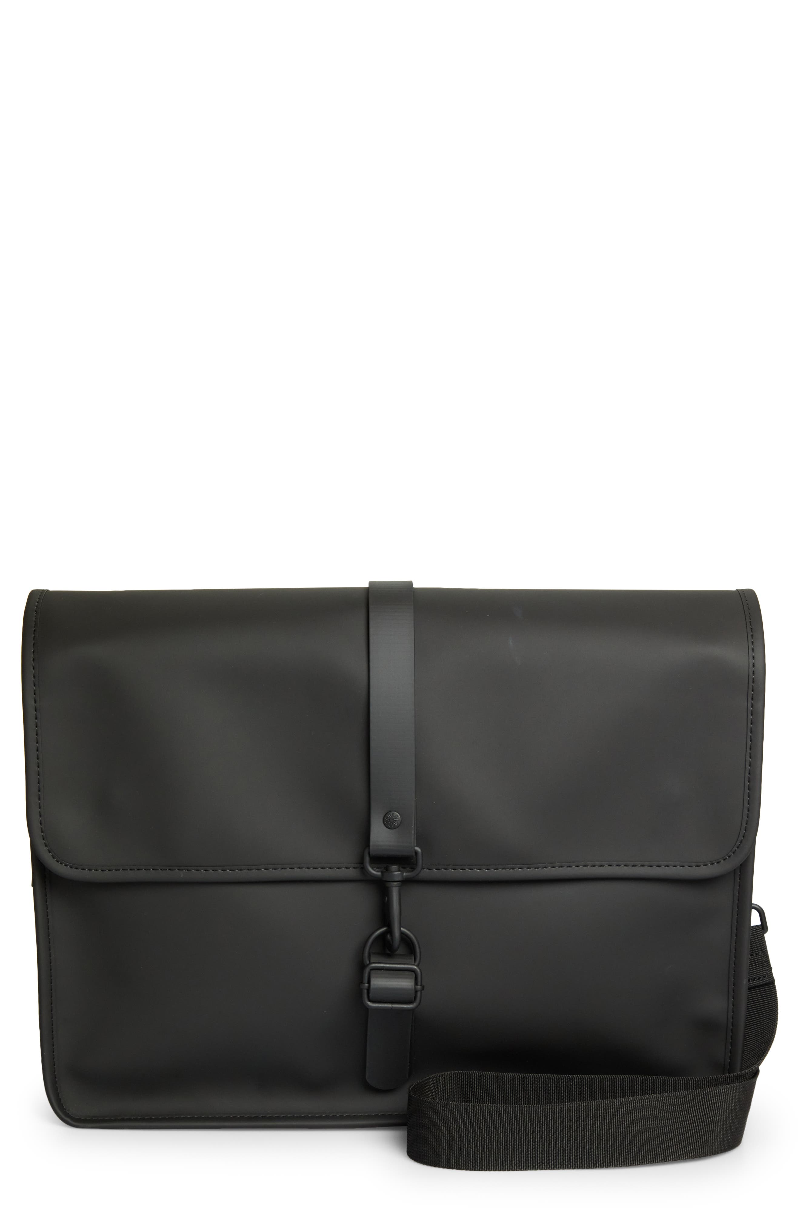 Rains Waterproof Messenger Bag, Main, color, 