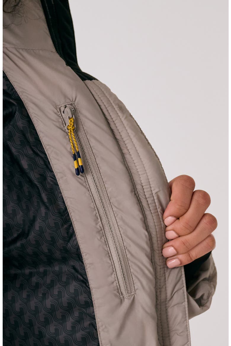 PrimaLoft® Puffer Jacket, Alternate, color, PEBBLE