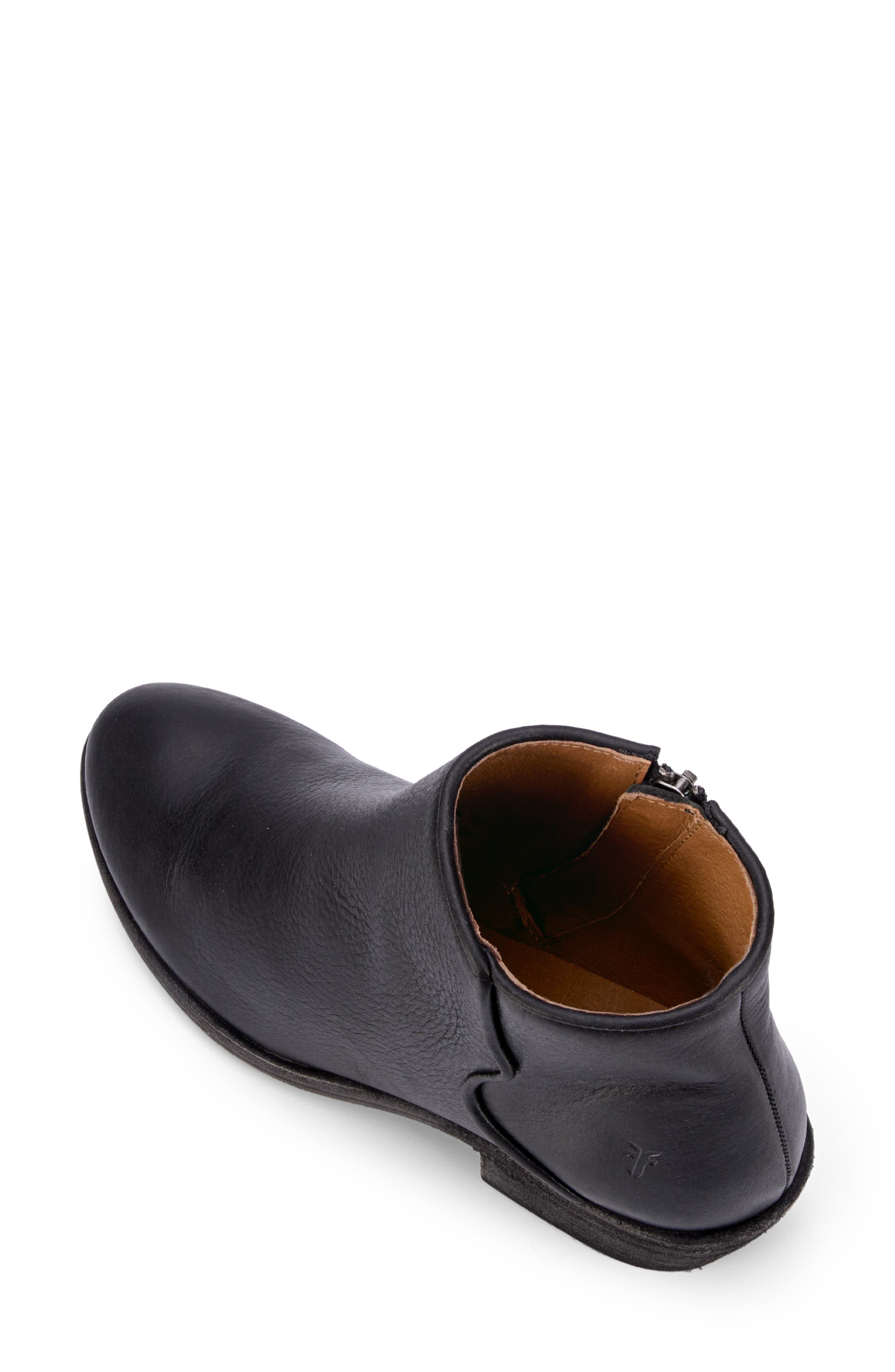 Frye Carson Piping Bootie, Alternate, color, Black