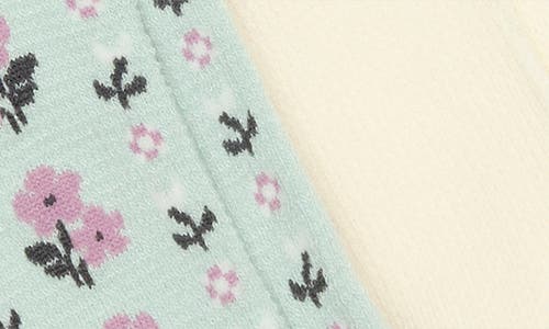 Nordstrom Rack Pack Of 3 Ruffle Trim Crew Socks In Multi