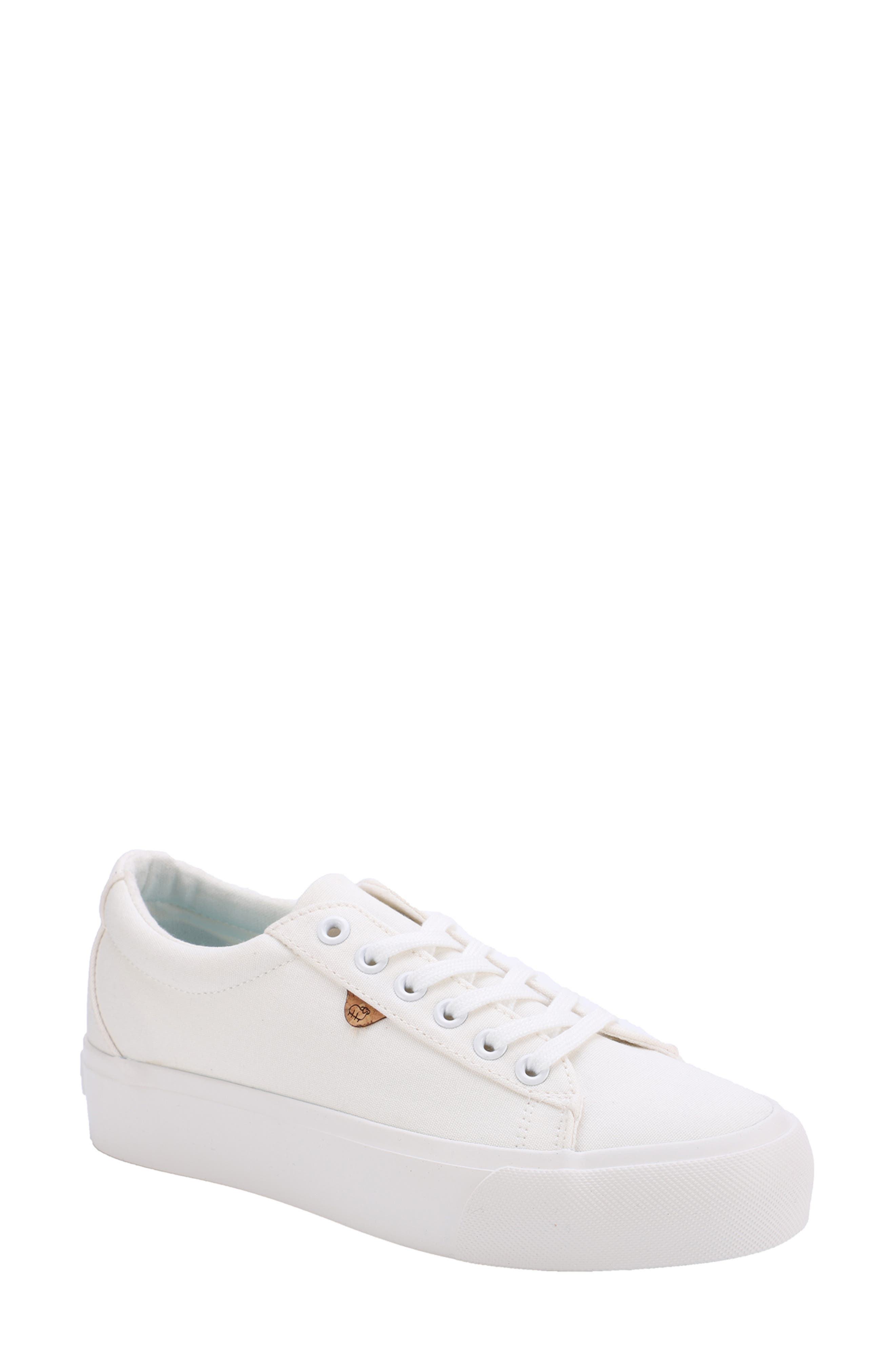 Amelie Platform Sneaker, Main, color, WHITE