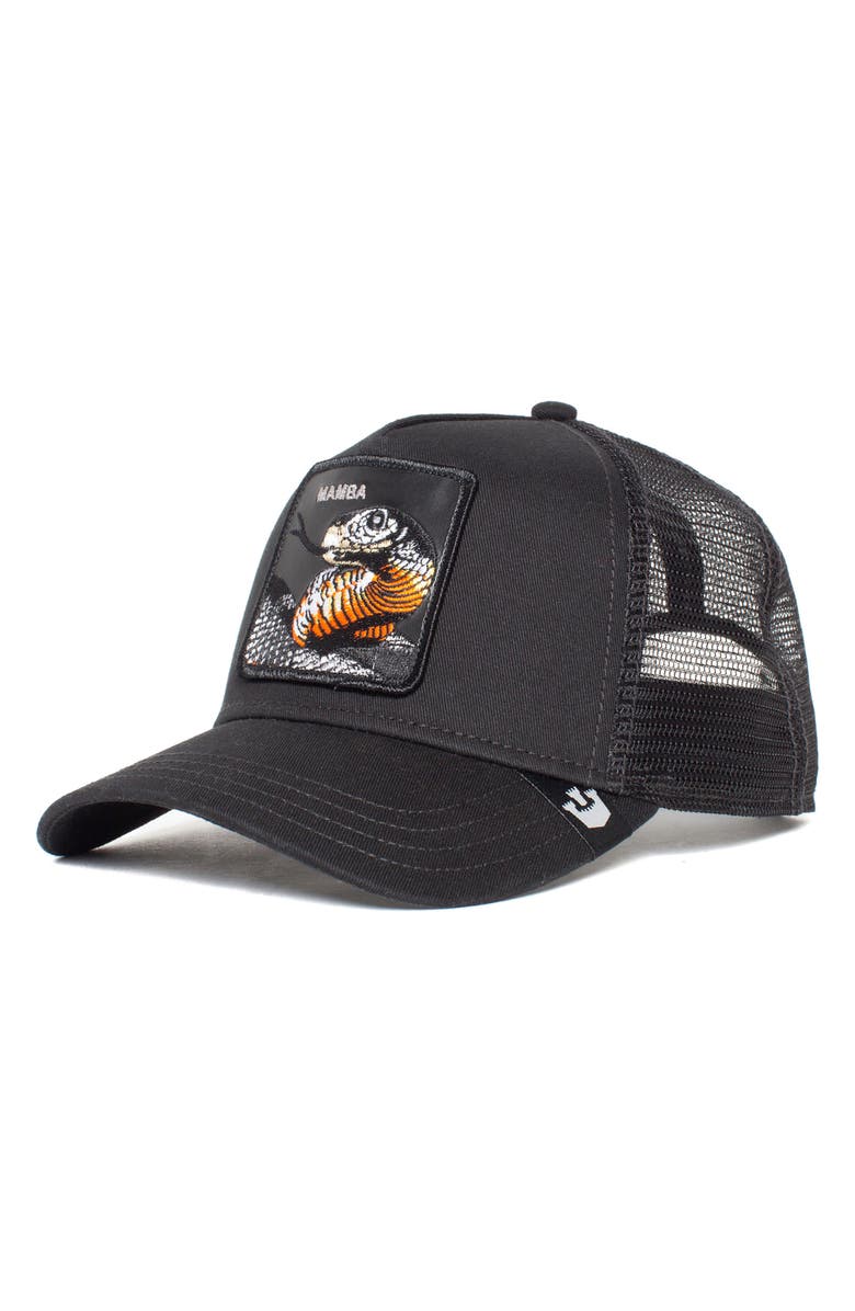 Goorin Bros. Mamba Snake Patch Trucker Hat, Main, color,