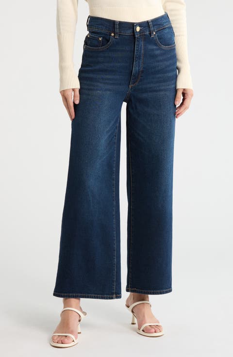 Hepburn High Waist Wide Leg Jeans