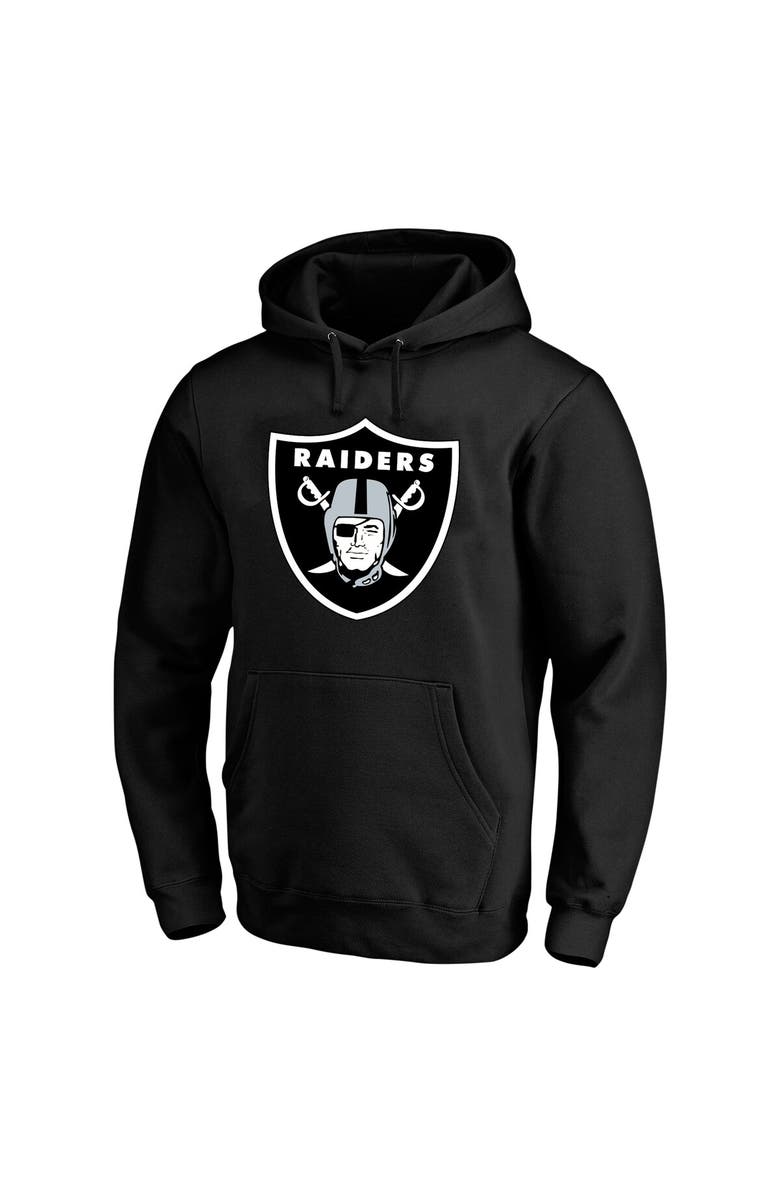 FANATICS Men's Fanatics Maxx Crosby Black Las Vegas Raiders Big & Tall Name & Number Fleece Pullover Hoodie, Alternate, color, Black