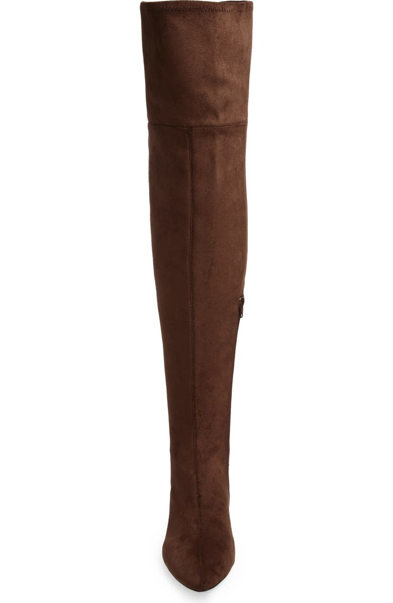 Jeffrey Campbell Parisah Over the Knee Boot, Alternate, color, Espresso Suede
