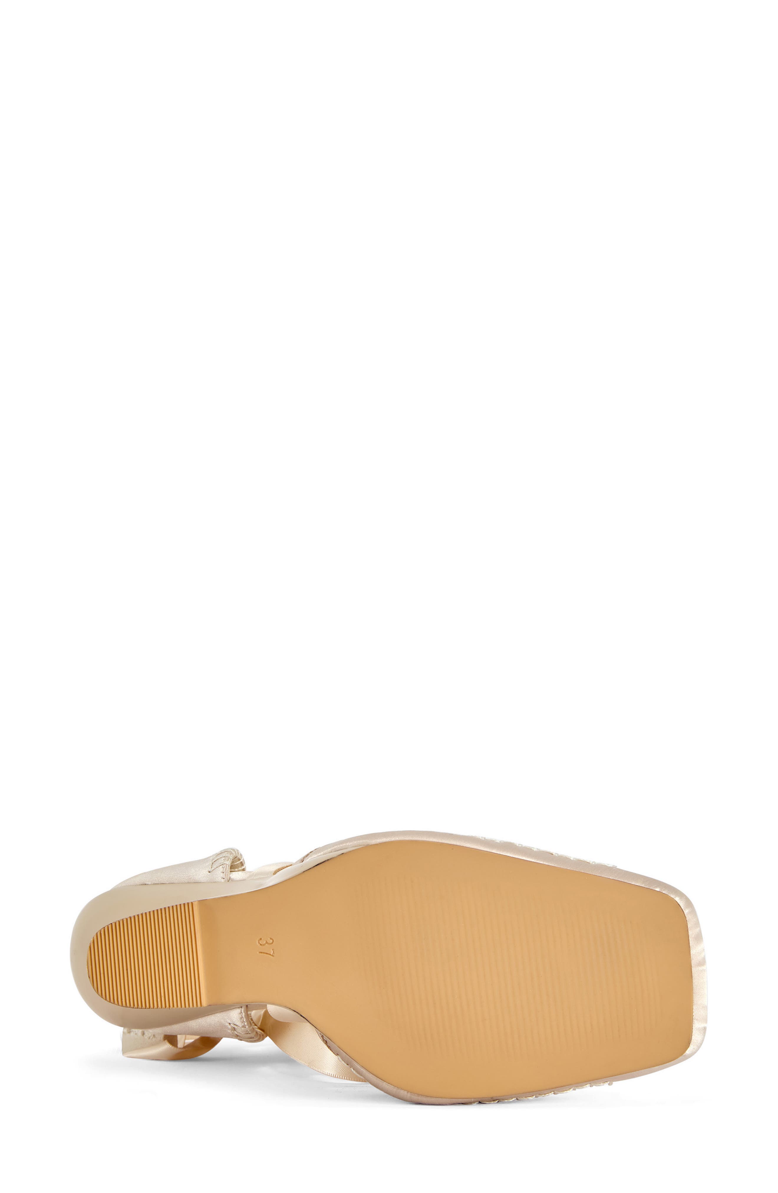 Pirouette Lace Up Wedge Sandal, Alternate, color, IVORY