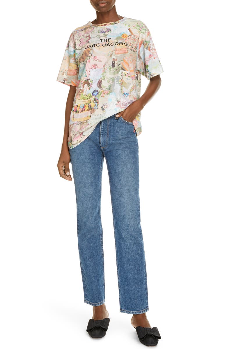 Marc Jacobs The Logo Graphic Tee, Alternate, color, 