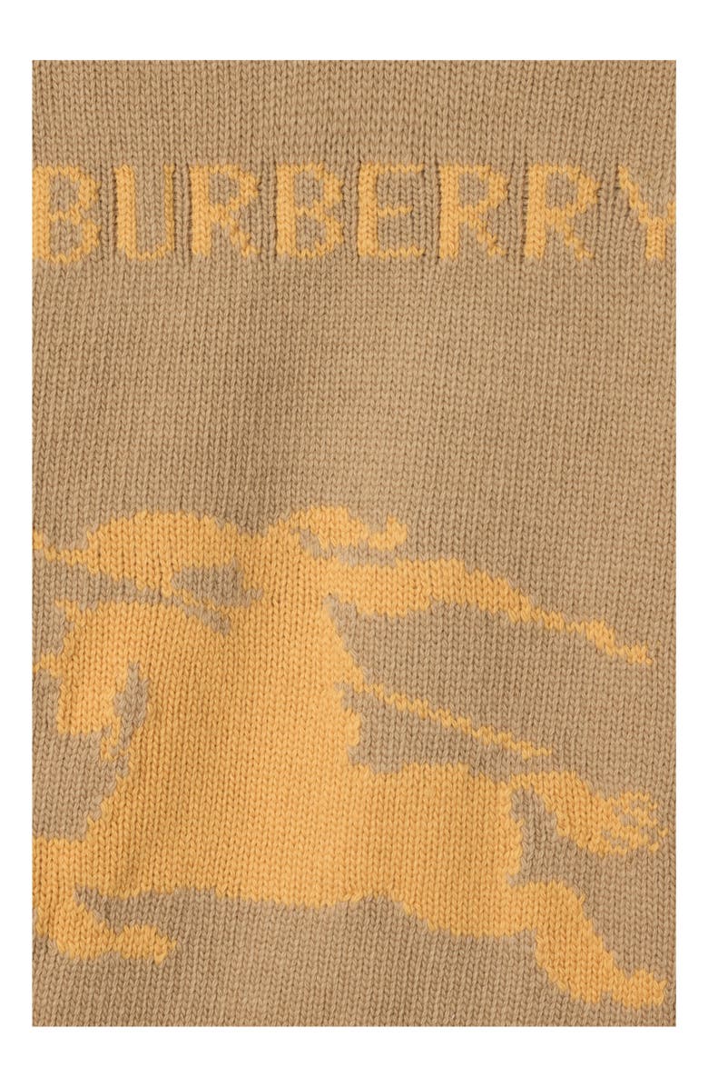 Burberry EKD Wool Cashmere Sweater, Alternate, color, Flax