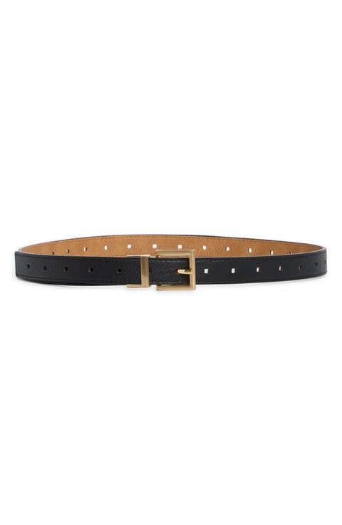 Reversible Faux Leather Belt