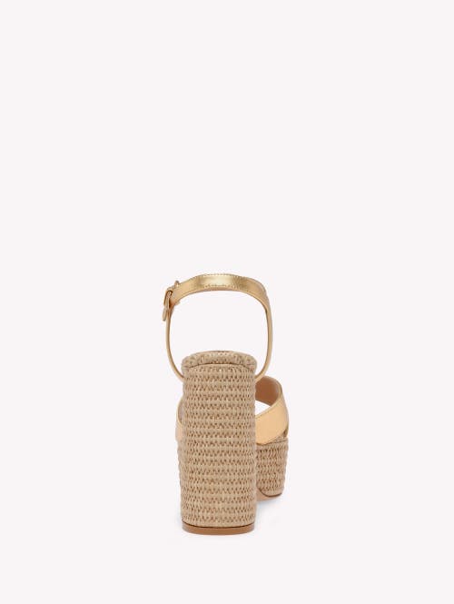 Gianvito Rossi Bebe Sandals In Metallic Gold