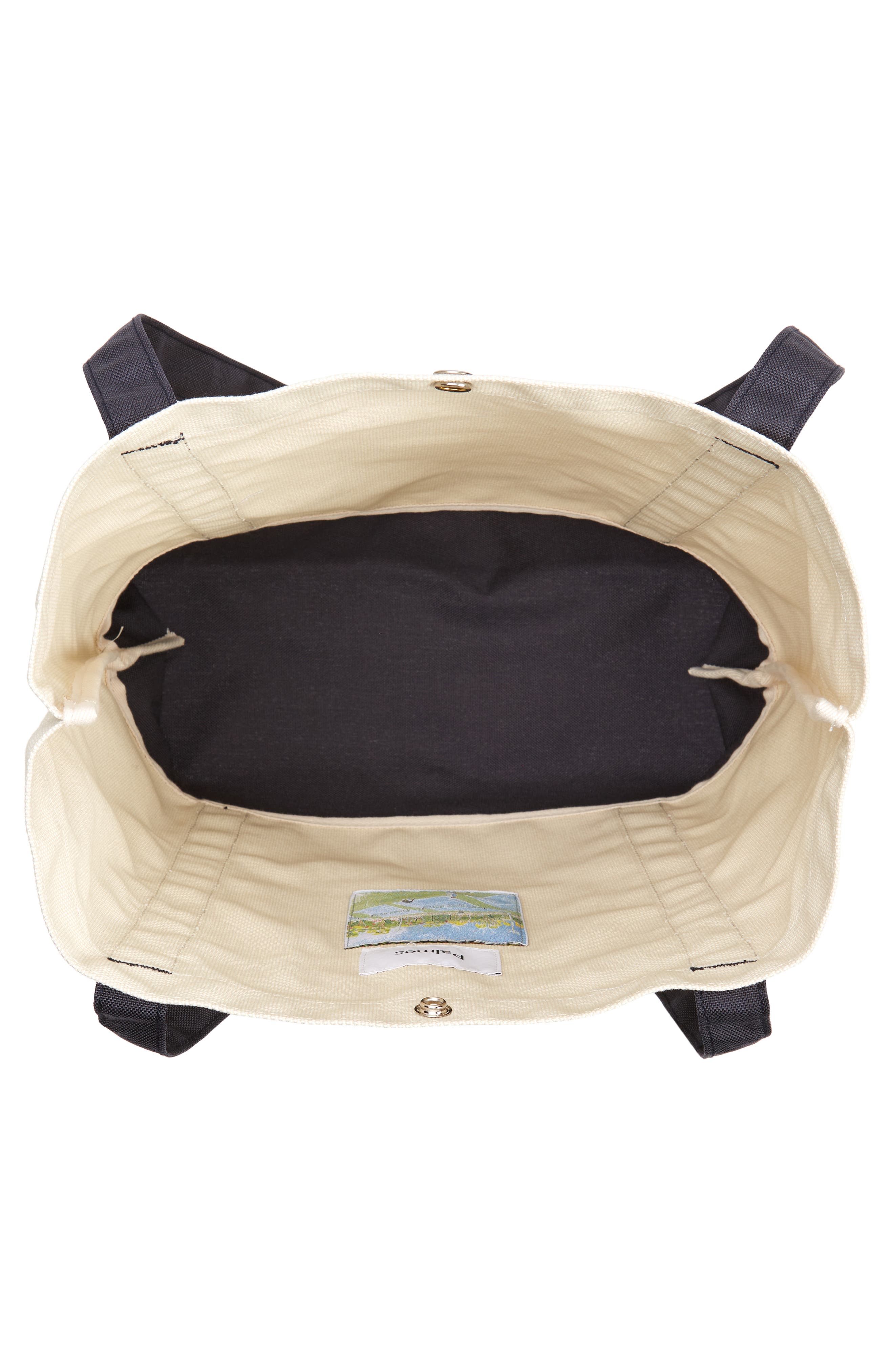 PALMES Tennis Society Canvas Tote, Alternate, color, 