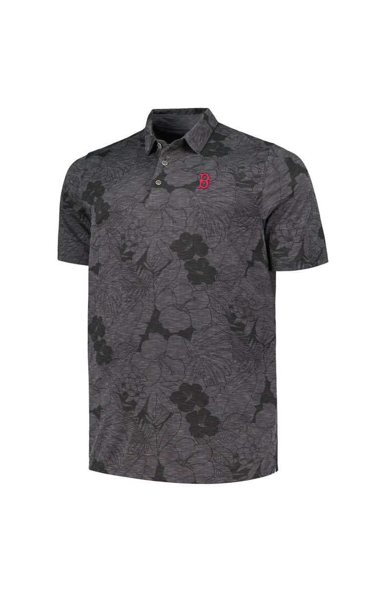 Tommy Bahama Men's Tommy Bahama Charcoal Boston Red Sox Big & Tall Miramar Blooms Polo, Alternate, color, 