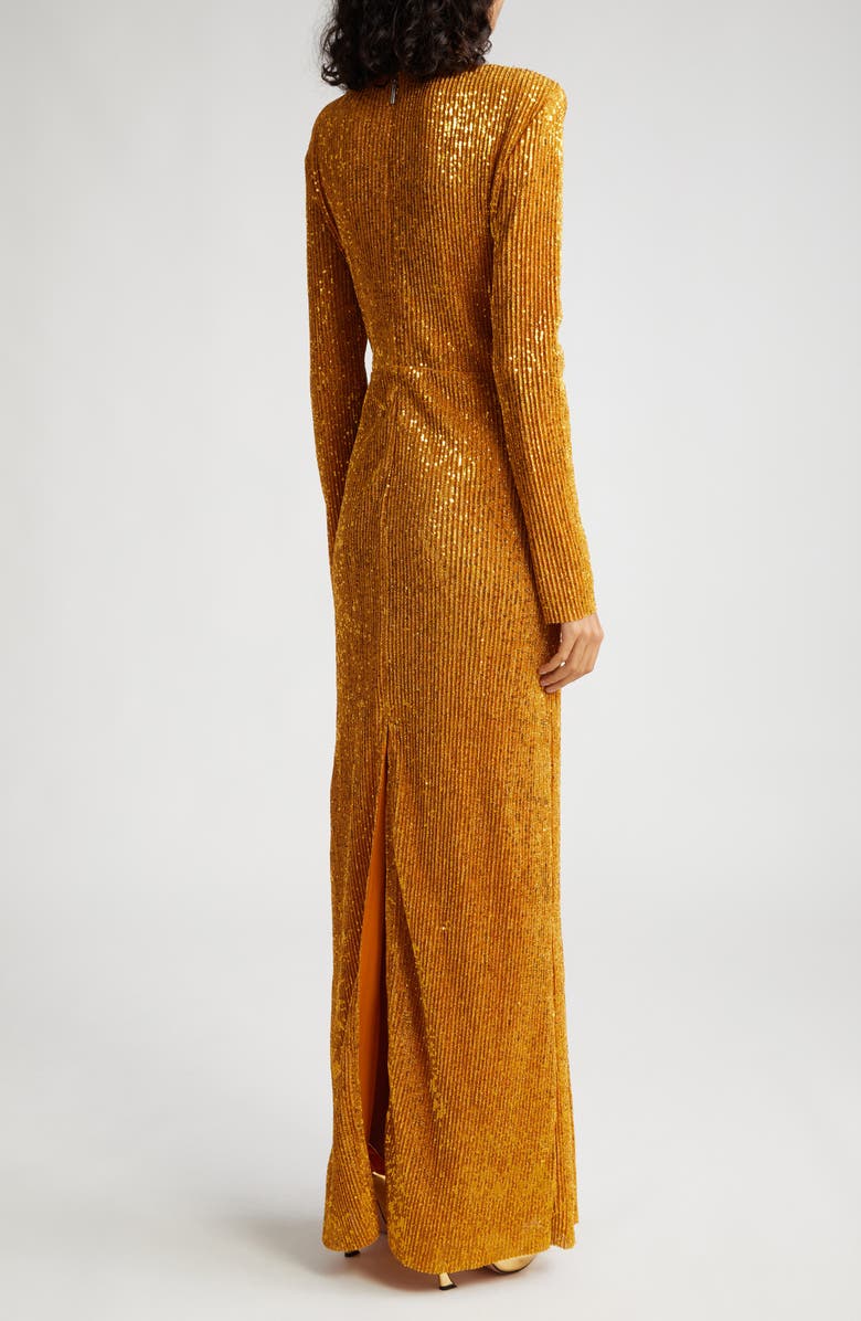 Stine Goya Carson Sequin Long Sleeve Gown, Alternate, color, 