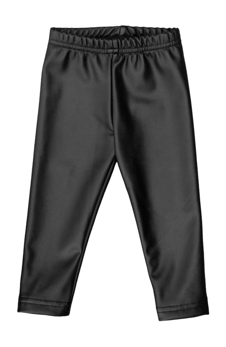 NoggiWear Faux Leather Leggings, Main, color, Black