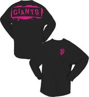 FANATICS Women's Fanatics Black San Francisco Giants Neon Jersey Long Sleeve T-Shirt