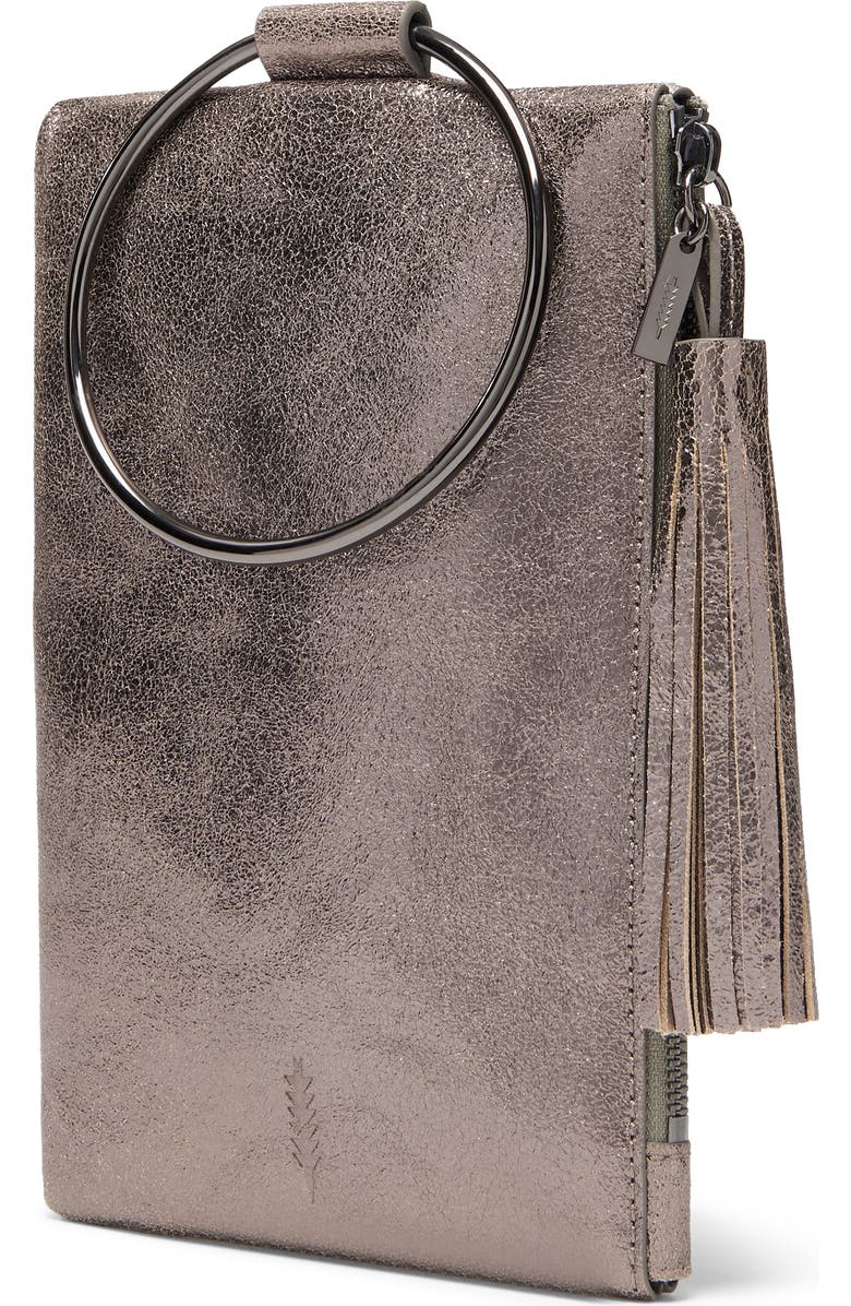 Thacker Nolita Ring Handle Leather Clutch, Alternate, color,