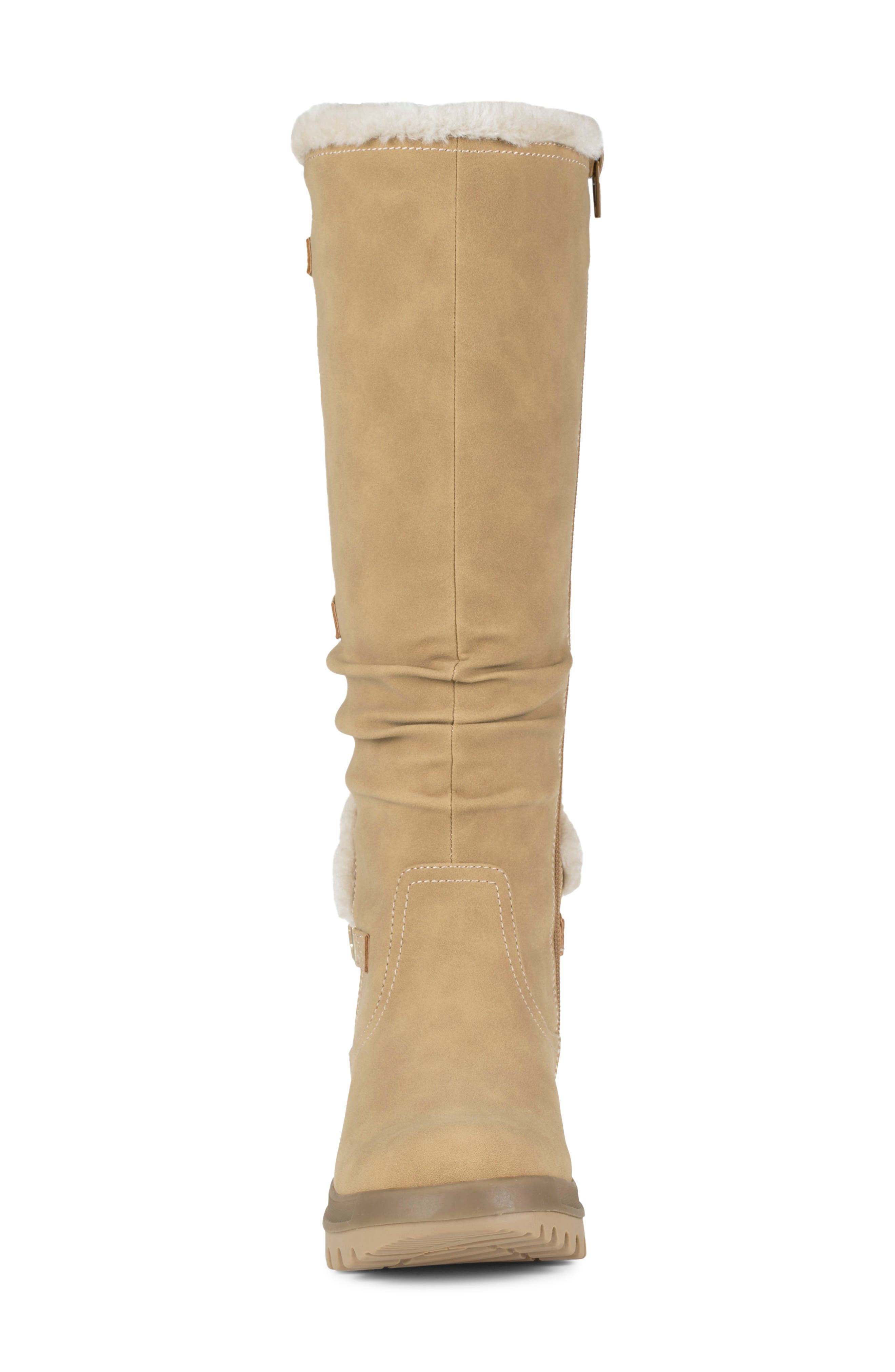 Navia Tall Boot, Alternate, color, COGNAC