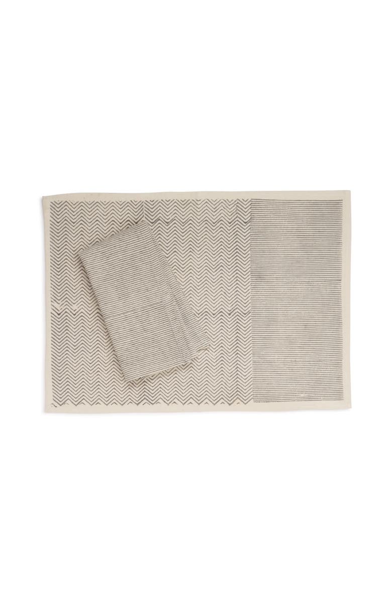 Sustainable Threads Whisperwood Placemats - Set of 4, Main, color, Aspen Slate