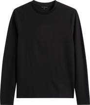 Robert Barakett Sorrell Long Sleeve Cotton Blend T-Shirt