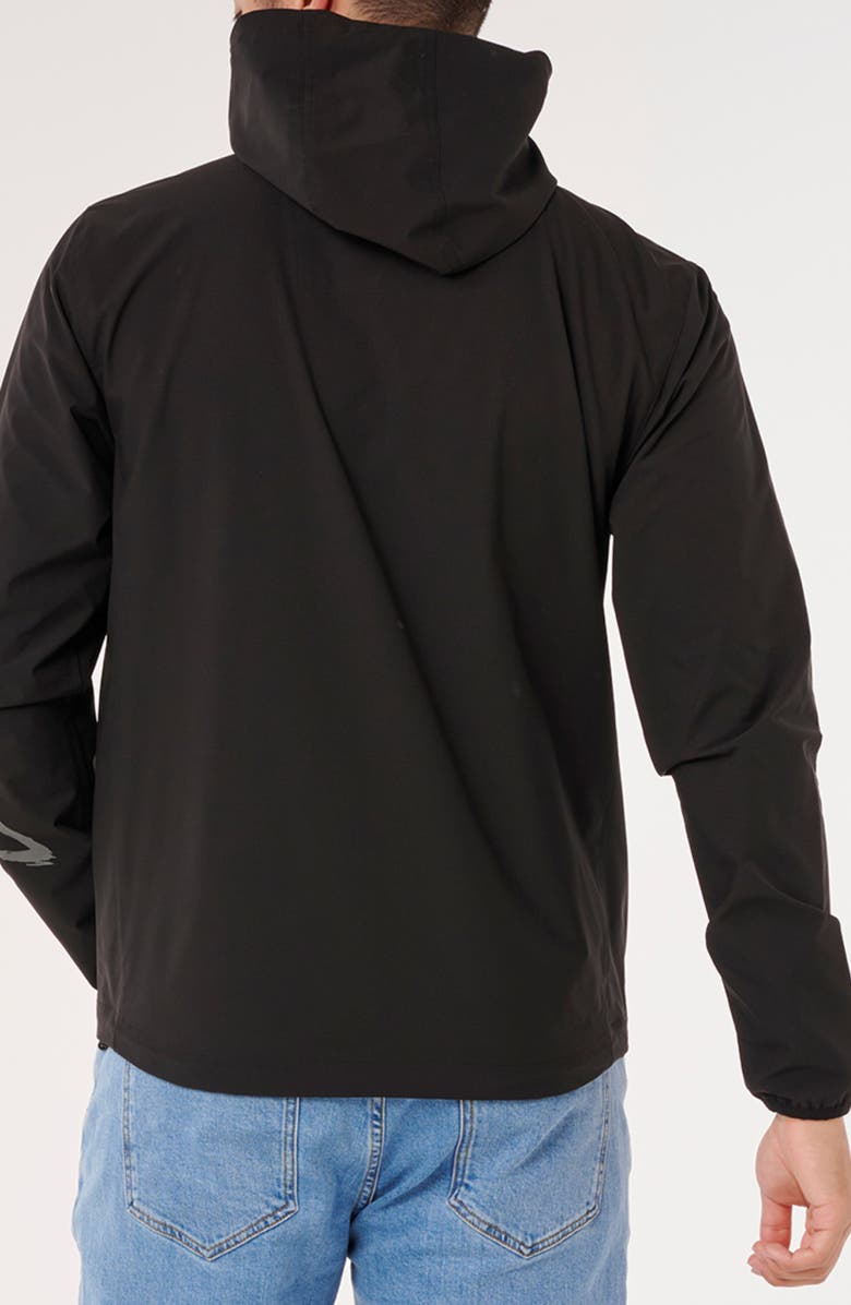 Rip Curl Eddie Would Go Spray Hooded Jacket, Alternate, color, Black