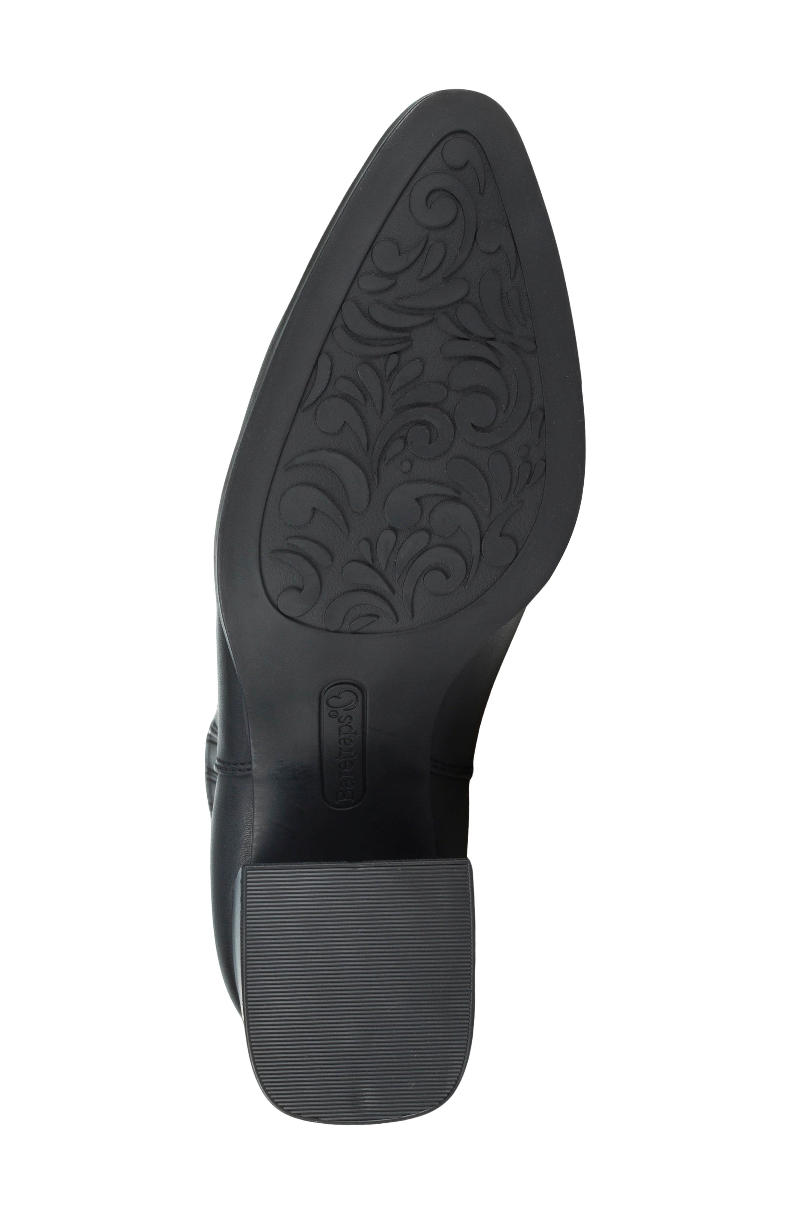 Biana Block Heel Bootie, Alternate, color, BLACK SMOOTH