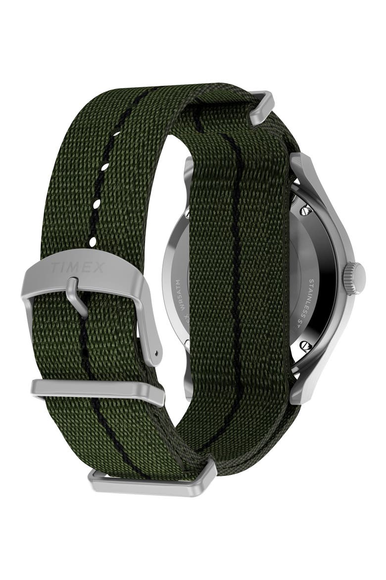 MK1 Automatic Webbing Strap Watch, 40mm, Alternate, color, SILVER-TONE