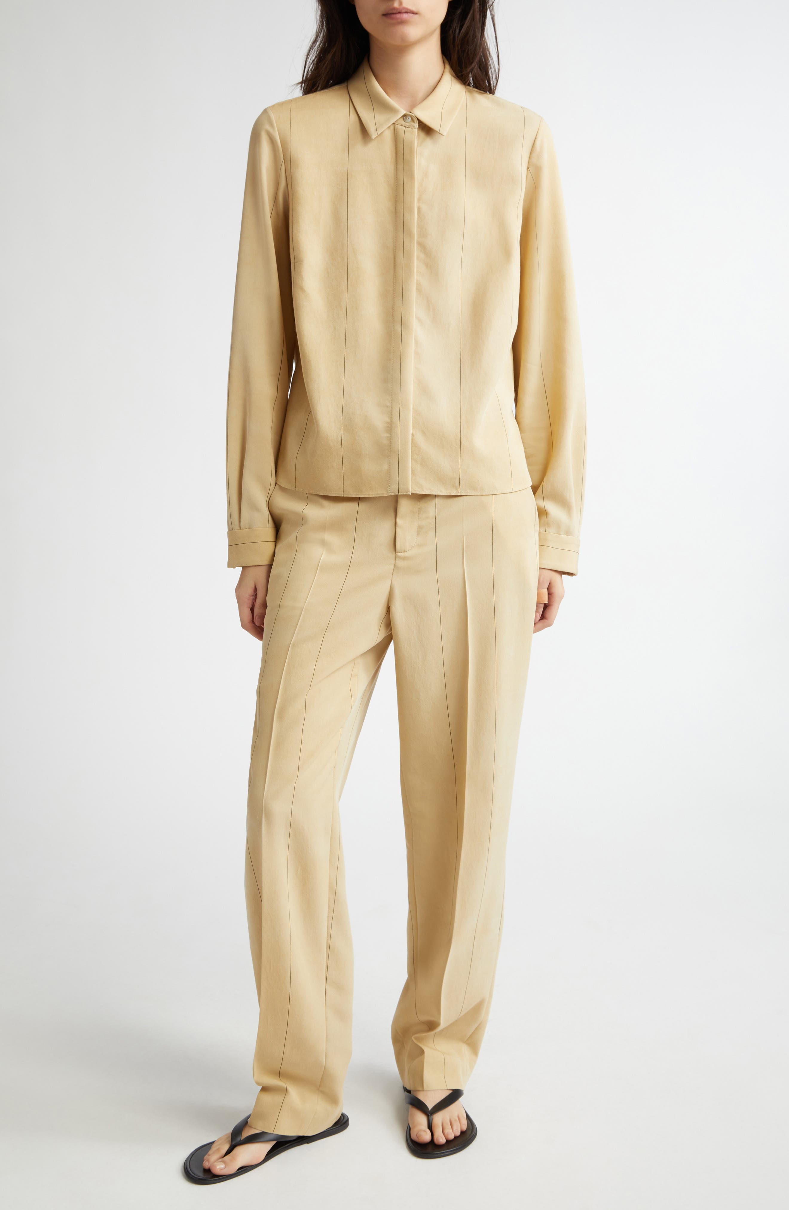 Morrison Pin Stripe Straight Leg Pants - image 2