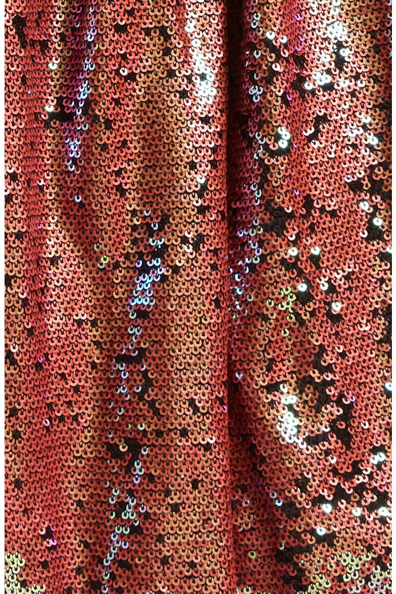 Kristy Sequins Skirt, Alternate, color, PEACH