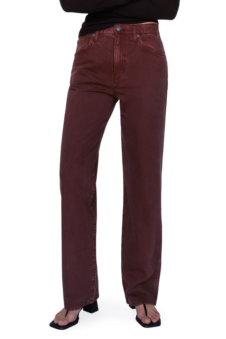 Val '90s Mid Rise Straight Leg Jeans, Main, color, URCHIN