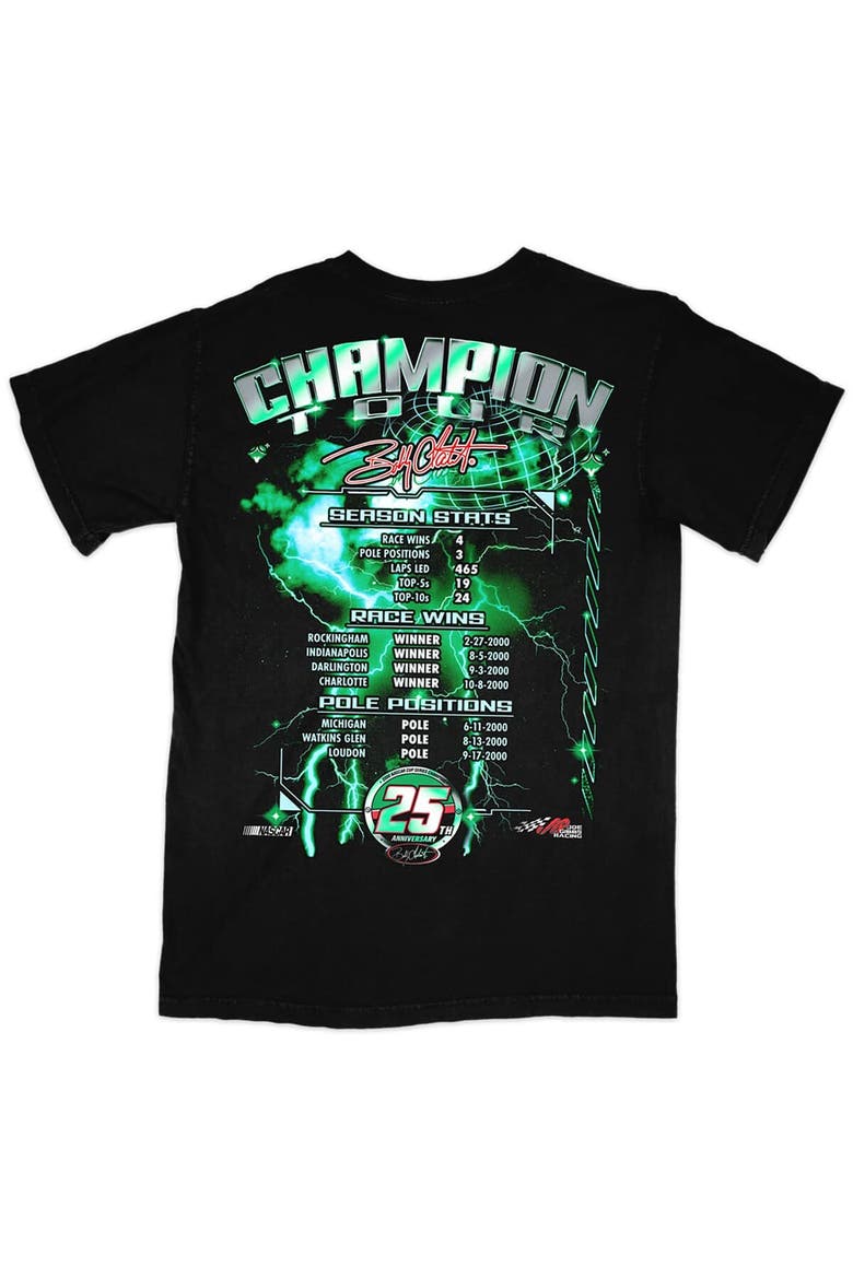 Men's Joe Gibbs Racing Team Collection Black Bobby Labonte Interstate Batteries Legends T-Shirt, Alternate, color, Black