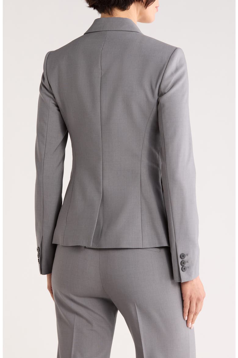 Carissa Verve Stretch Virgin Wool Blazer, Alternate, color, PEARL MELANGE